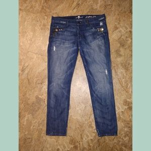 SALE7/13🔥7FAMK one of a kind skinny boyfriend